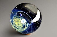 Floral Glass Space Orbs Image 6