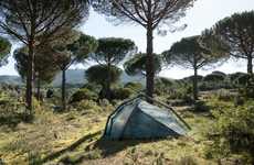 Inflatable Geodesic Tents