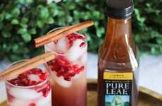 Sparkling Seasonal Fruit Teas