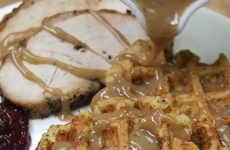 Leftover Dinner Waffles