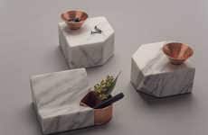 Handcrafted Marble Desk Accessories