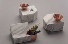 Handcrafted Marble Desk Accessories