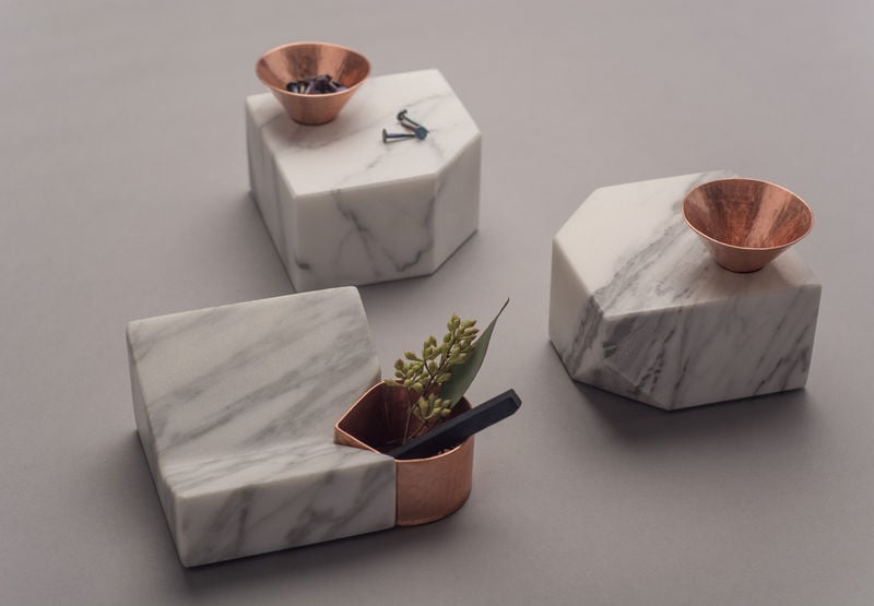 Handcrafted Marble Desk Accessories