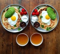Symmetrical Breakfast Photography Image 5