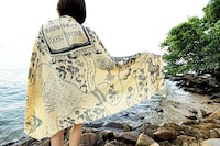 Oversized Map Scarves Image 2