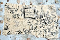 Oversized Map Scarves Image 5
