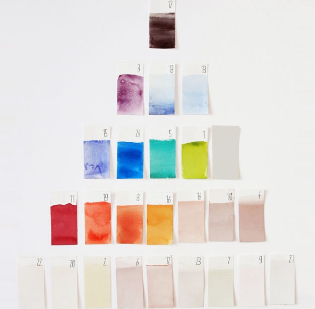 Hand-Painted Advent Calendars
