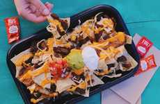 Steak-Topped Nacho Dishes