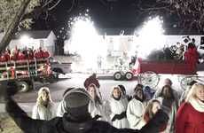 Caroling Pizza Delivery Ads