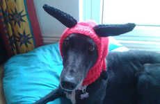 Knitted Greyhound Hats