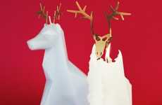 Skeletal Christmas Candles