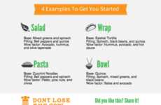 Vegetarian Meal Prep Charts