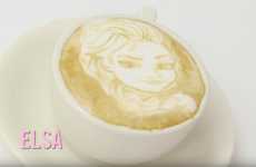 Disney Princess Latte Art