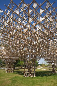 Illuminated Bamboo Towers Image 5