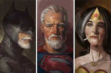 Aged Superhero Portraits