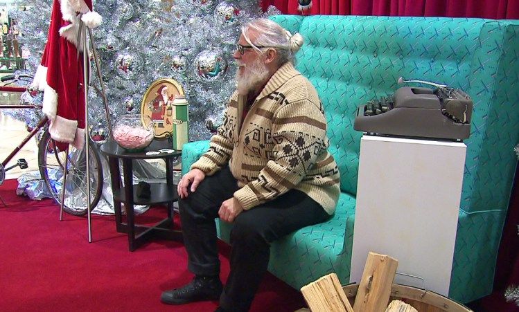 Stylish Hipster Santas