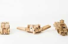 Modular Wooden Robots