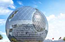 Spherical Glass Skyscrapers