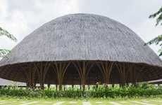 Bulging Bamboo Pavilions