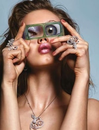 Magnified Model Photography Image 2