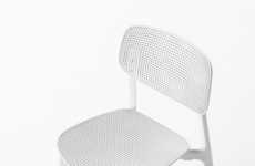 Perforated Kitchen Chairs
