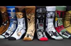 Graphic Sci-Fi Socks