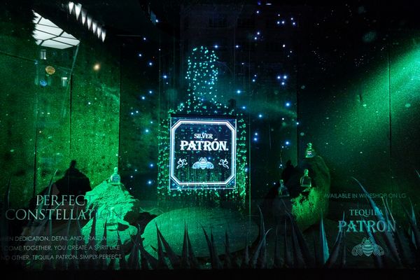 Sparkling Tequila Displays