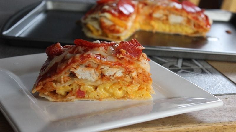 Macaroni Pizza Quesadillas