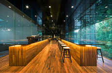Timber-Clad Coffee Shops