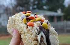 Cereal Ice Cream Tacos