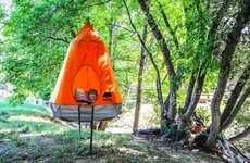 Suspended Treehouse Tents