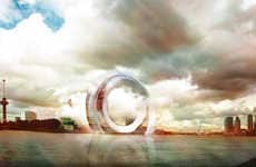 Fururistic Windmill Buildings