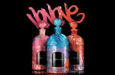 Graffitied Fragrance Bottles