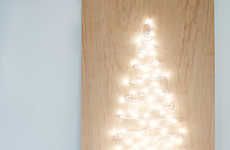 String Light Christmas Trees