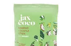 Wasabi-Flavored Coconut Chips