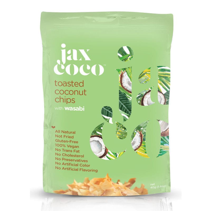 Wasabi-Flavored Coconut Chips