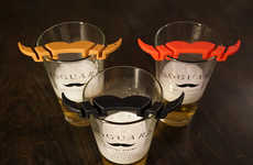 Mustache-Protecting Glass Guards