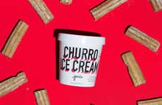 Pastry-Filled Churro Ice Cream