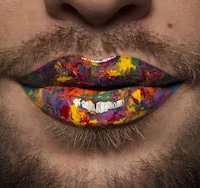 Male Model Lipstick Ads Image 3