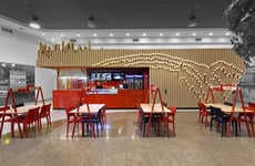 Paper Tube Food Kiosks