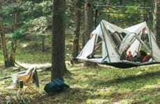 Suspended Single-Occupant Tents