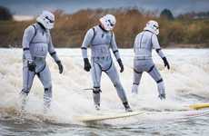 Sci-Fi Surfing Stunts