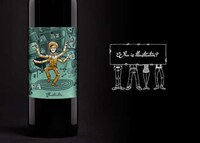 Caricatured Wine Packaging Image 3
