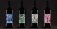 Caricatured Wine Packaging Image 6
