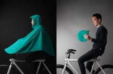 Compact Cycling Raincoats