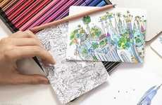 Adult Cityscape Coloring Books