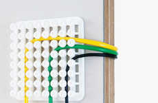 Cable-Clutching Desk Accessories