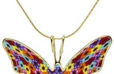 Gilded Butterfly Necklaces