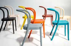 Technicolor Stackable Chairs