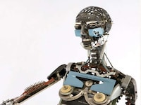 Typewriter Robot Artwork Image 2